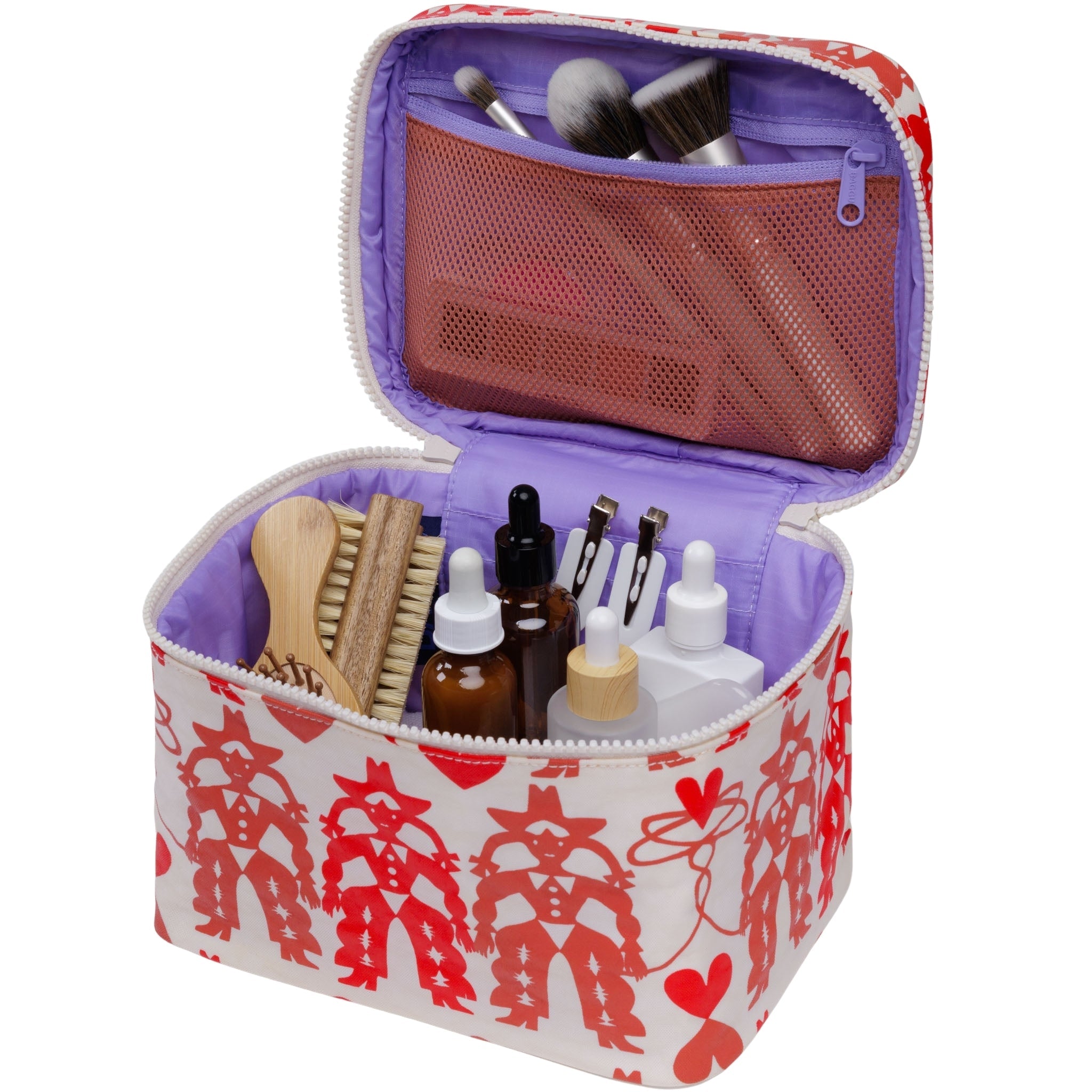 Baggu Large Cosmetic Case in Cowgirl