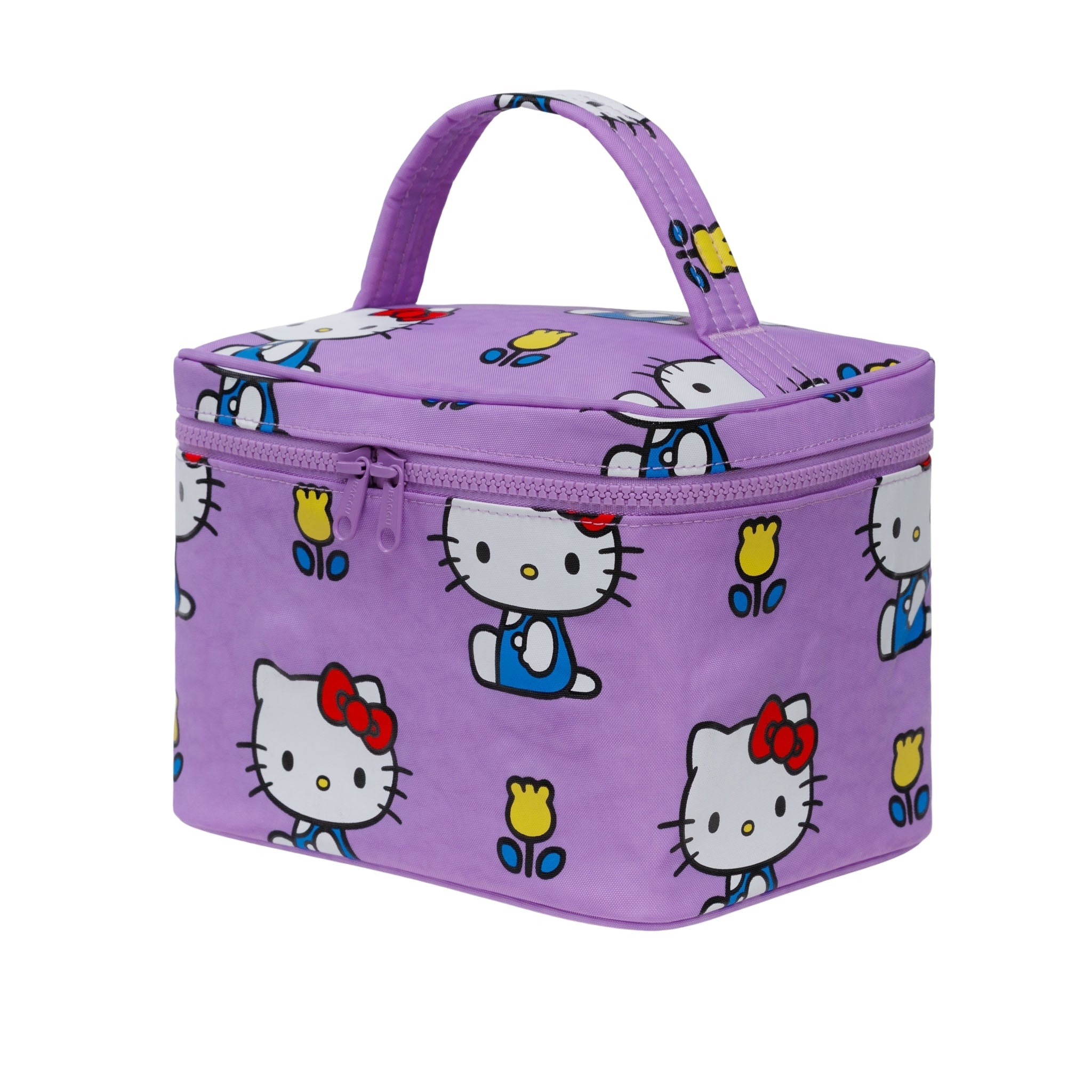 Baggu Large Cosmetic Case in Hello Kitty Pink