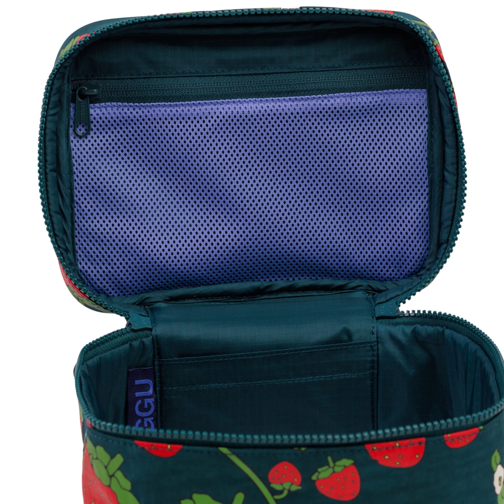 Baggu Large Cosmetic Case in Strawberry Blossom