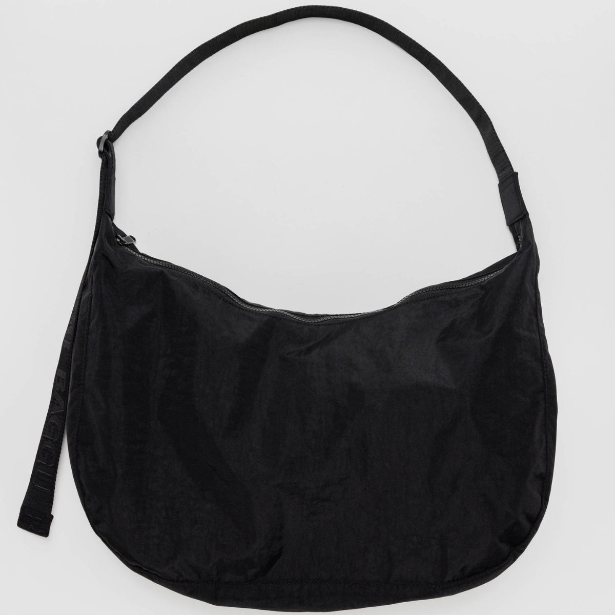 Baggu Large Nylon Crescent Bag in Black