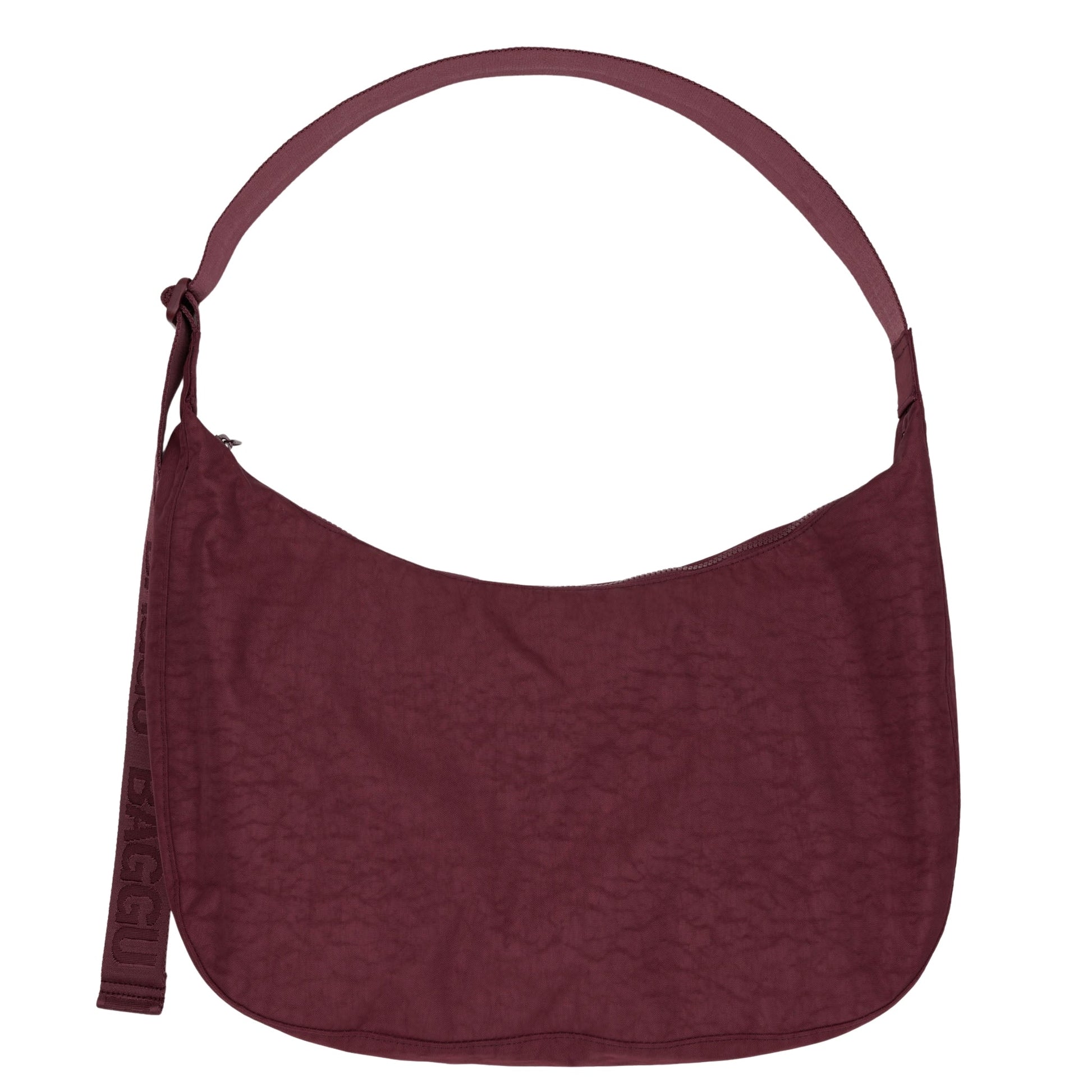 Baggu Large Nylon Crescent Bag in Mahogany