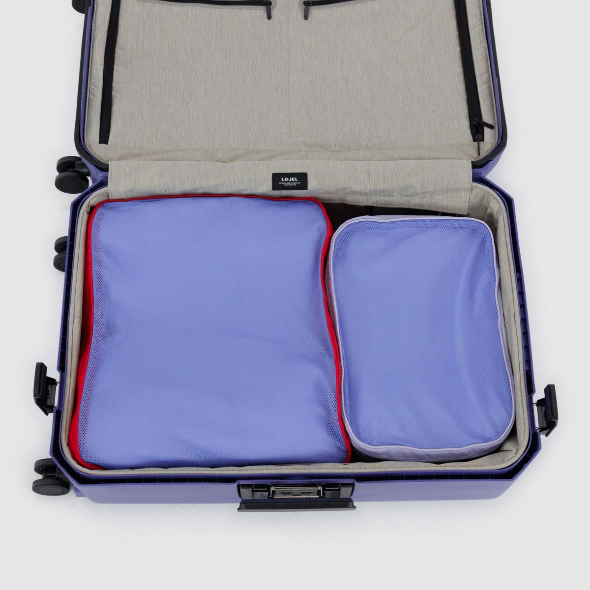 Baggu Large Packing Cube Set in Mesh Berry Mix