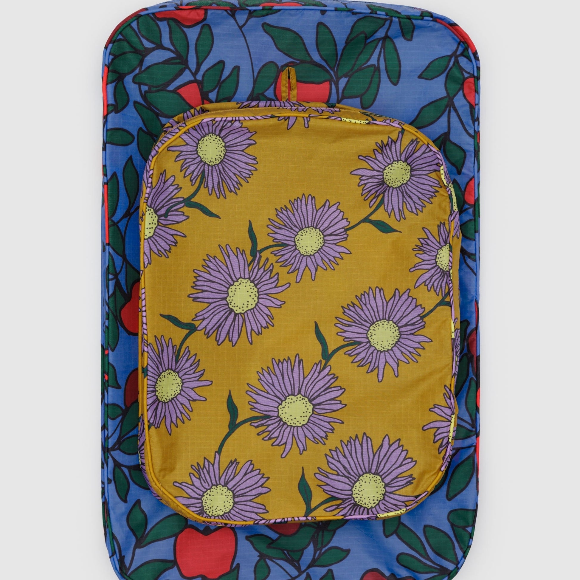 Baggu Large Packing Cube Set in Night Orchard