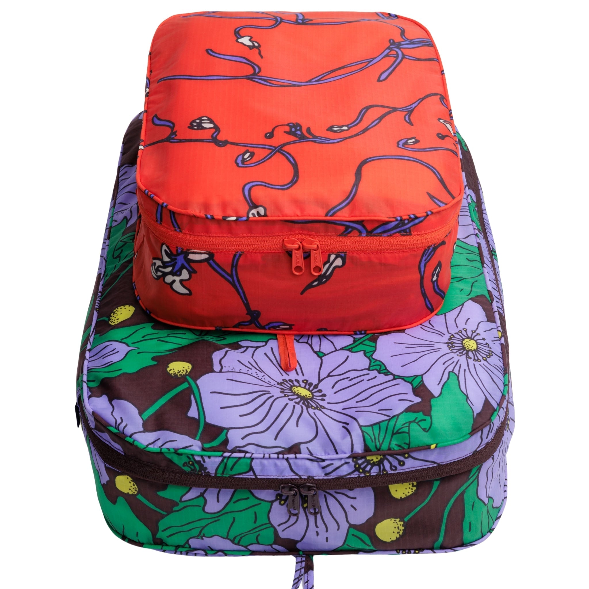 Baggu Large Packing Cube Set in Poppy Mix