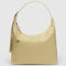 Baggu Recycled Leather Shoulder Bag in Straw