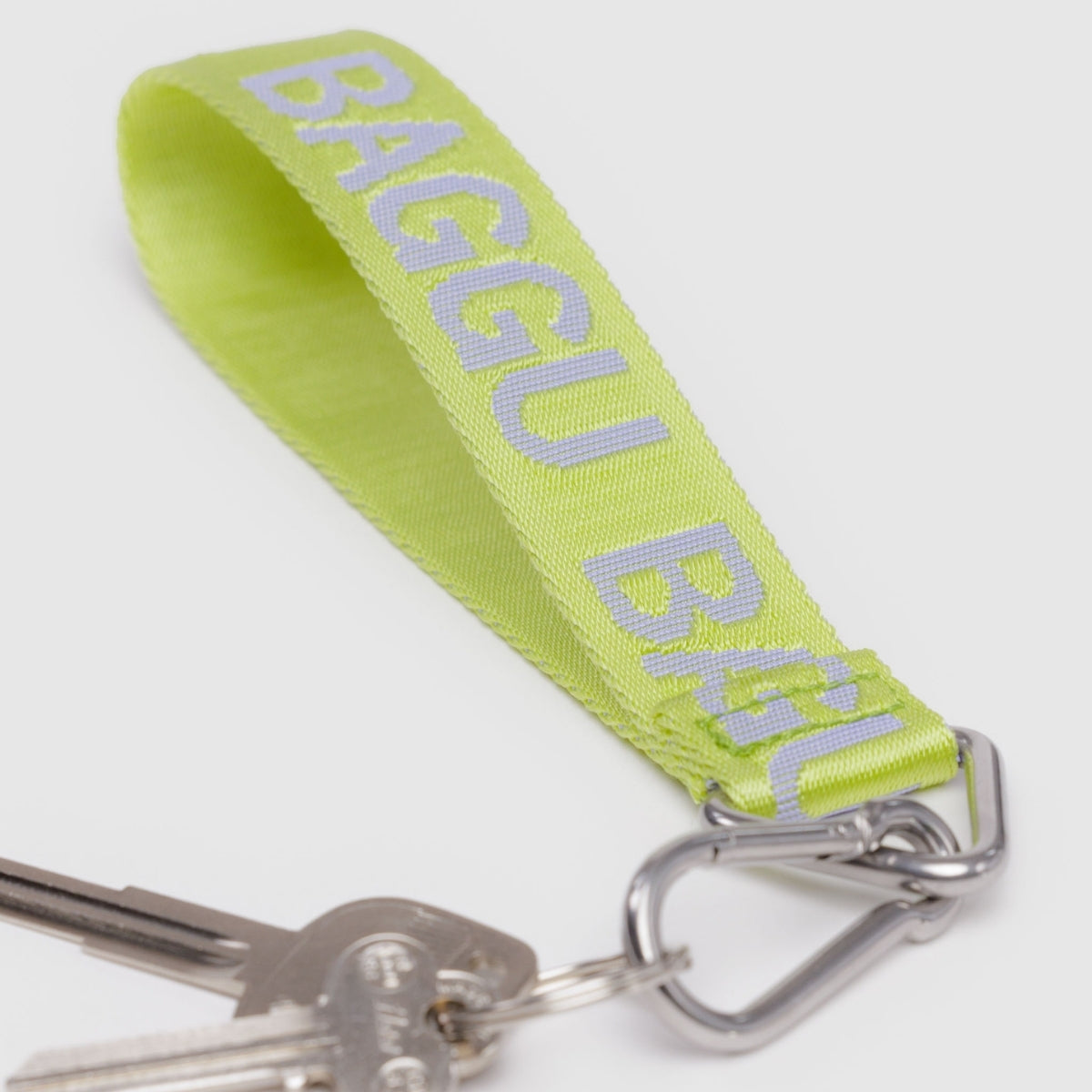 Baggu Logo Keychain in Citron