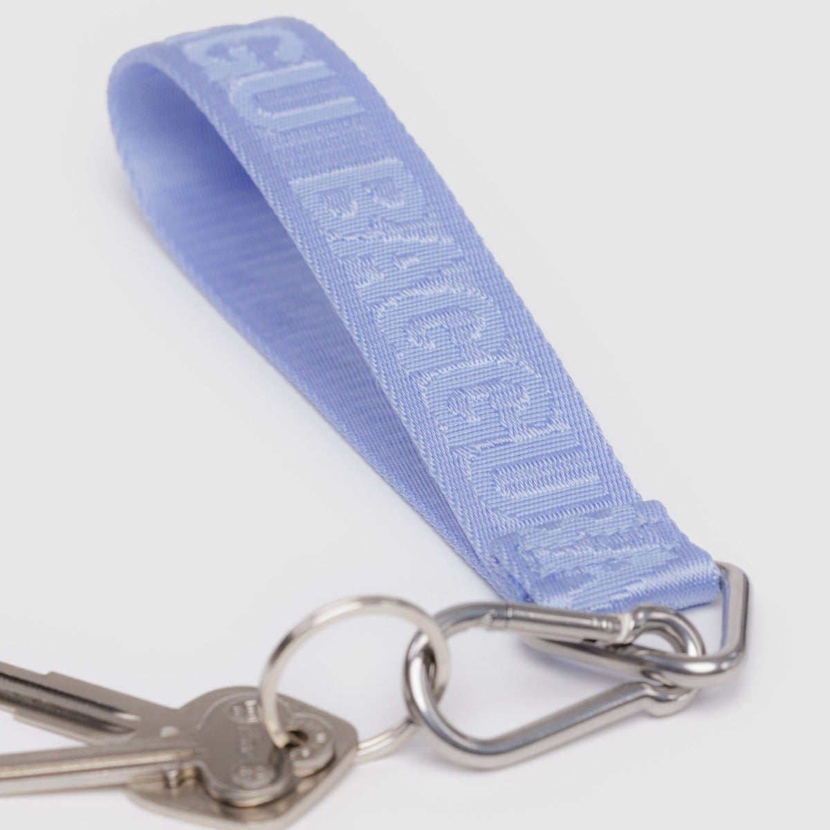 Baggu Logo Keychain in French Blue