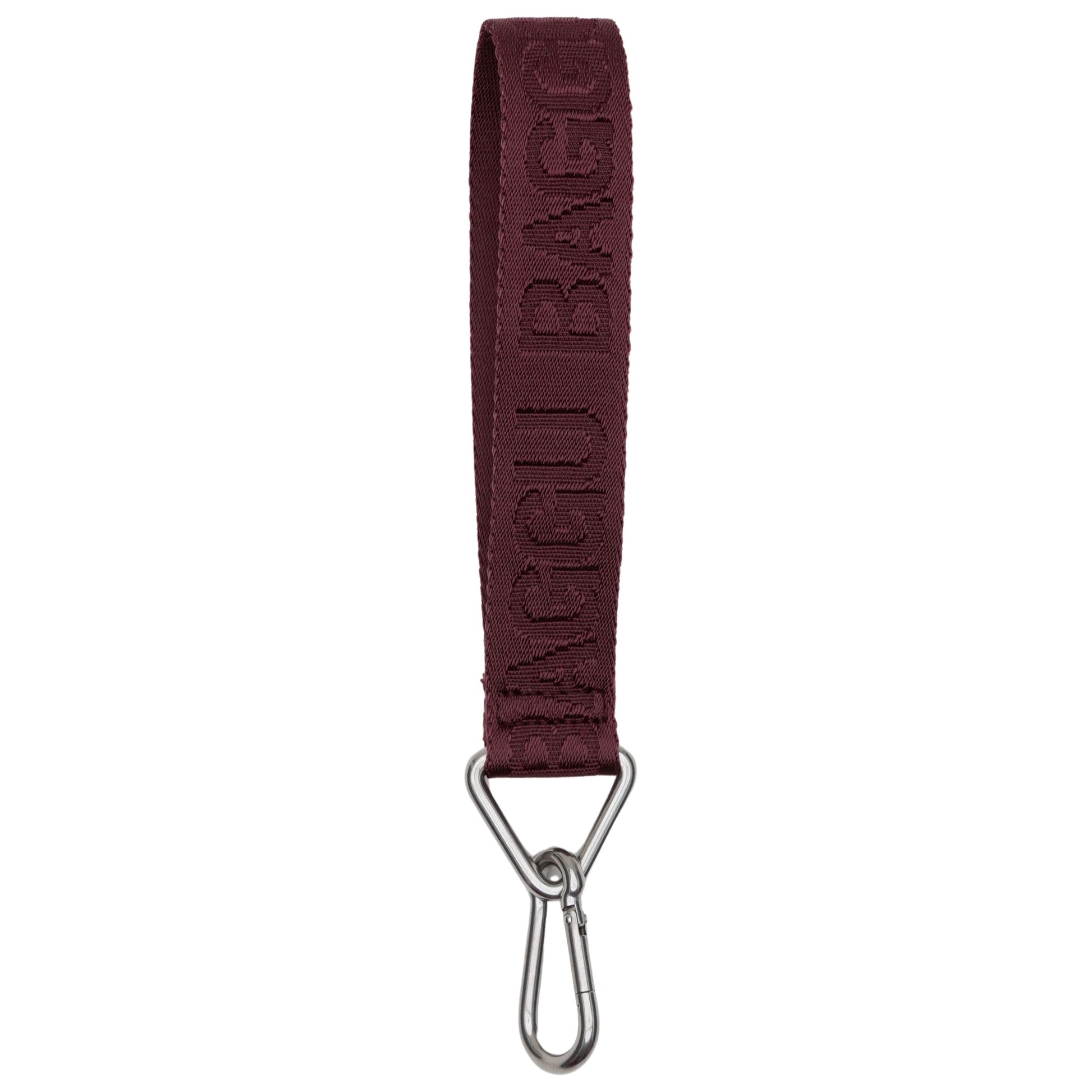 Baggu Logo Keychain in Mahogany