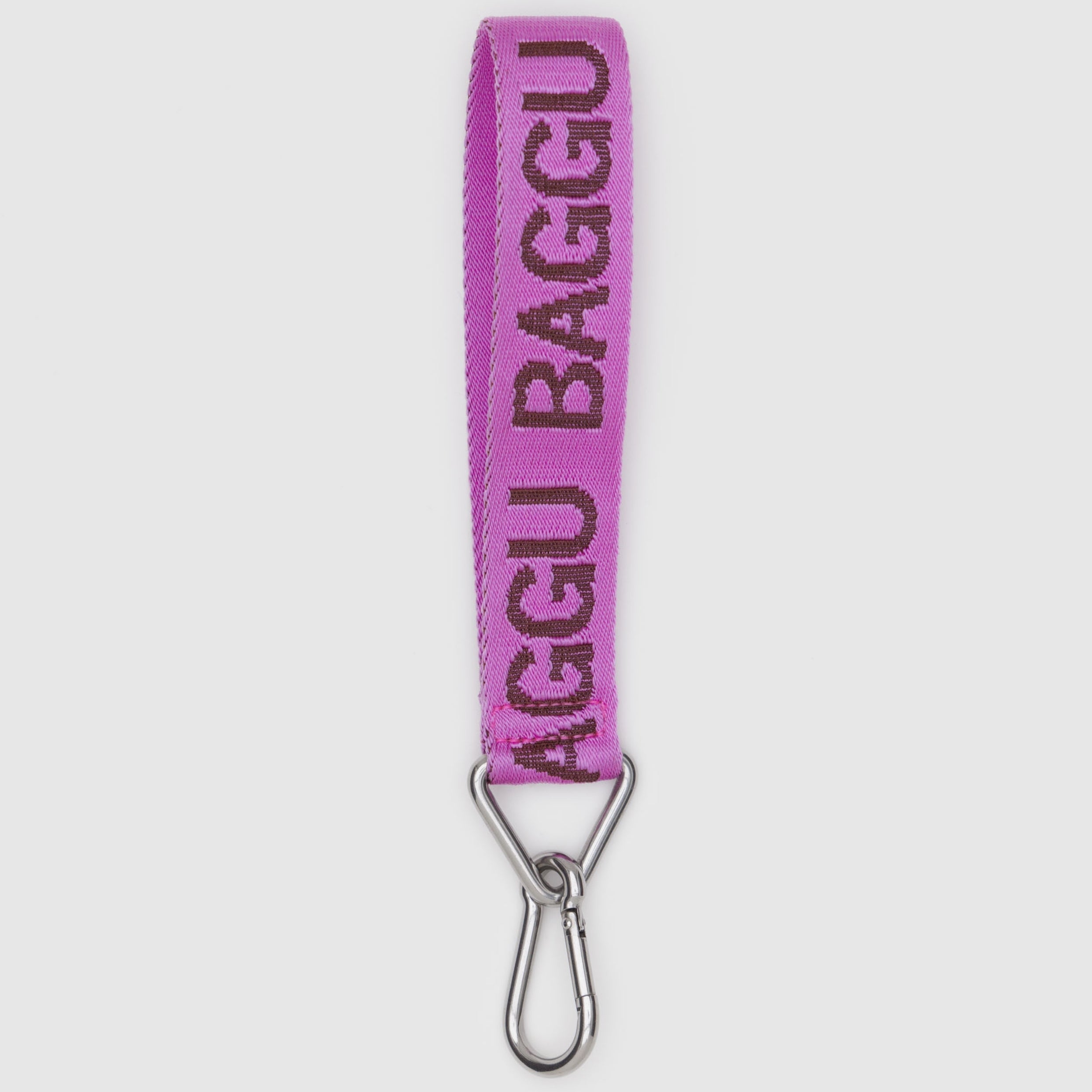 Baggu Logo Keychain in Pink