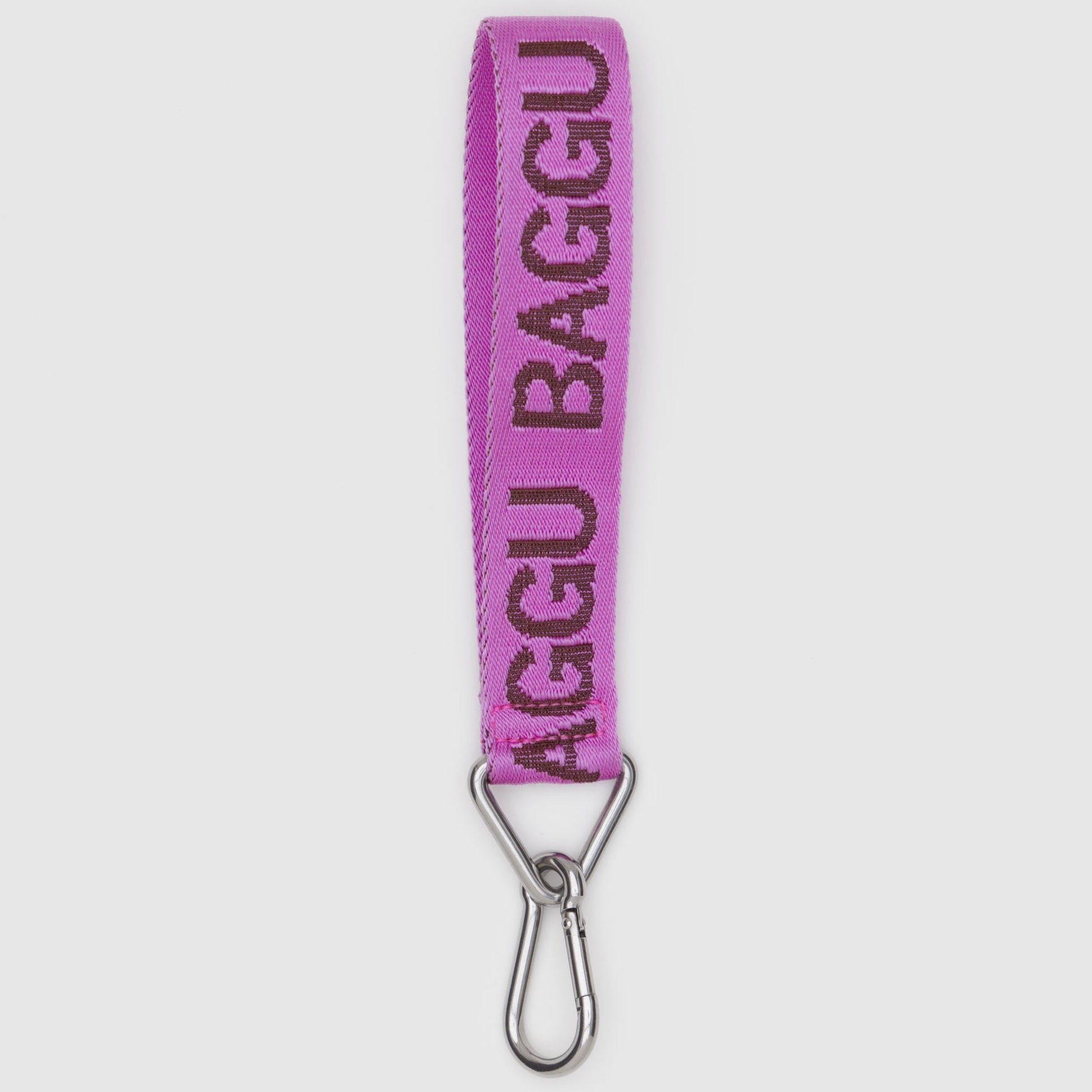 Baggu Logo Keychain in Pink