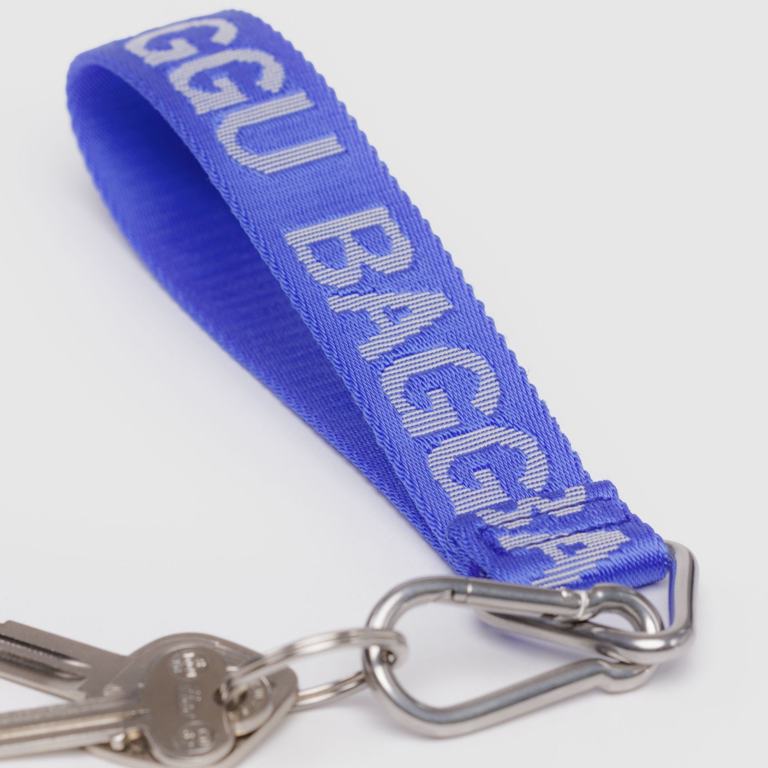 Baggu Logo Keychain in Royal Blue