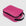Baggu Lunch Box in Pink &amp; Red Painted Stripe