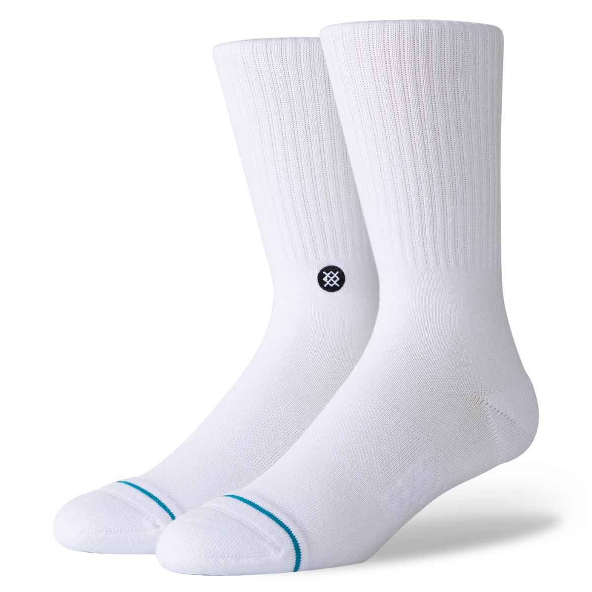 Stance Icon Crew Socks in White