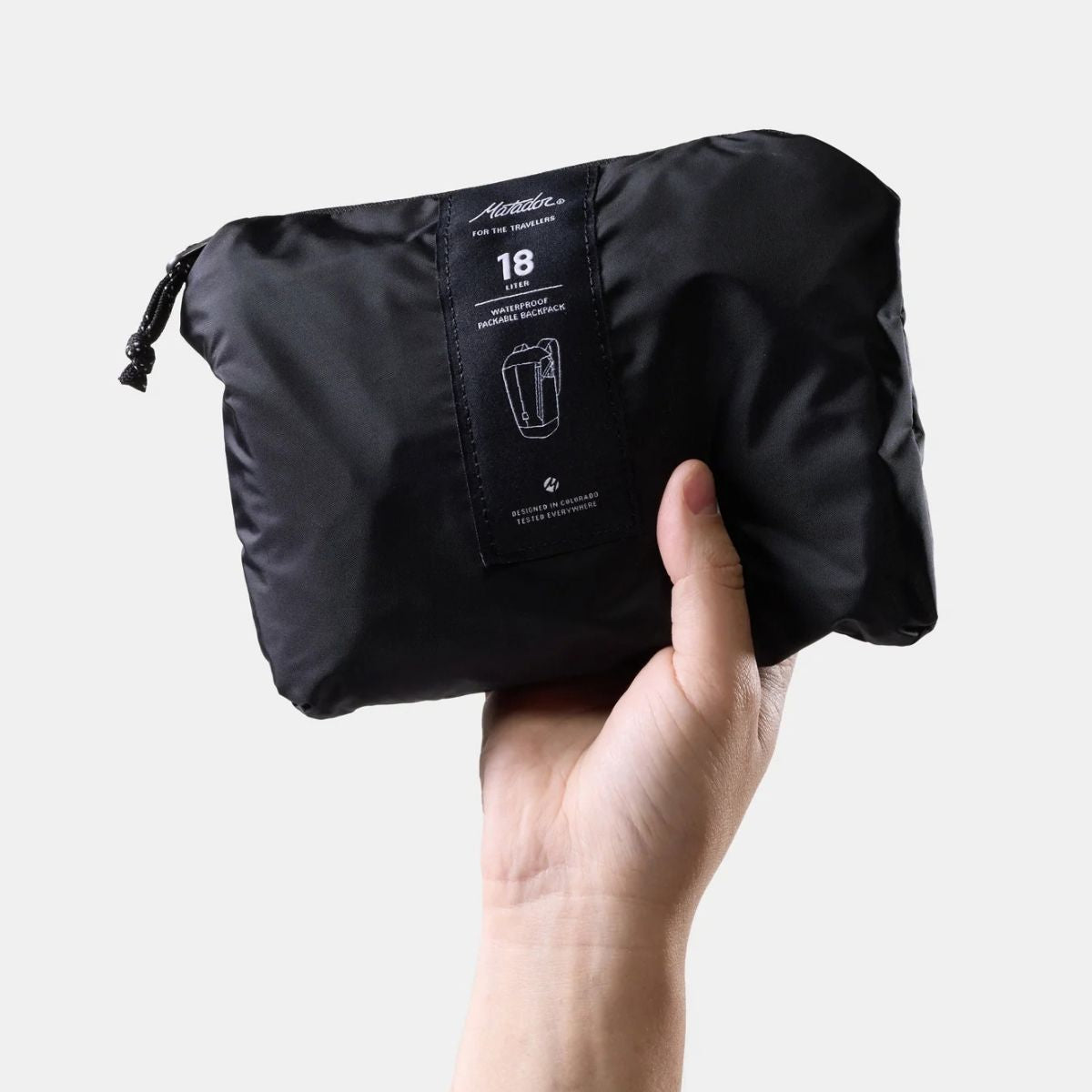 Matador 18L Waterproof Packable Backpack in Black