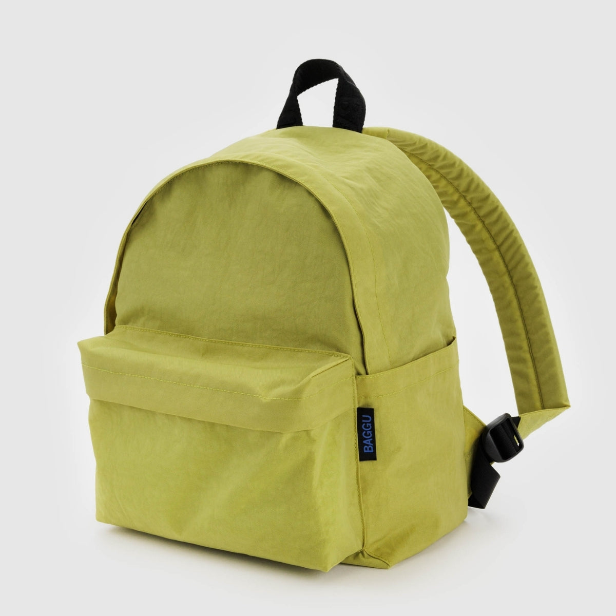 Baggu Medium Nylon Backpack in Lemongrass
