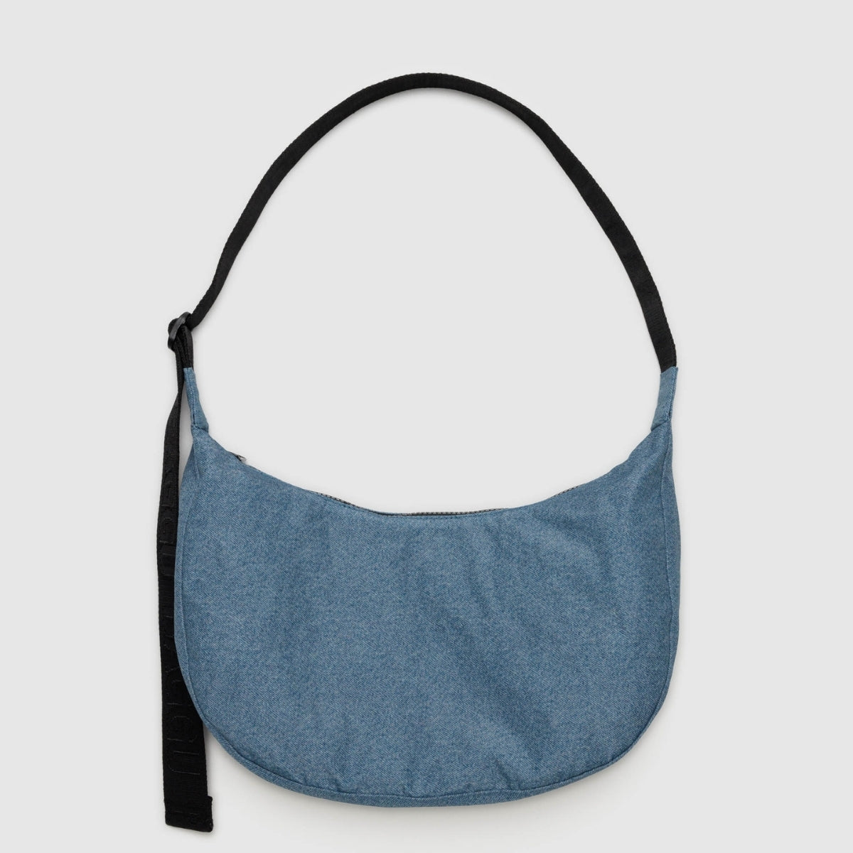 Baggu Medium Nylon Crescent Bag in Digital Denim