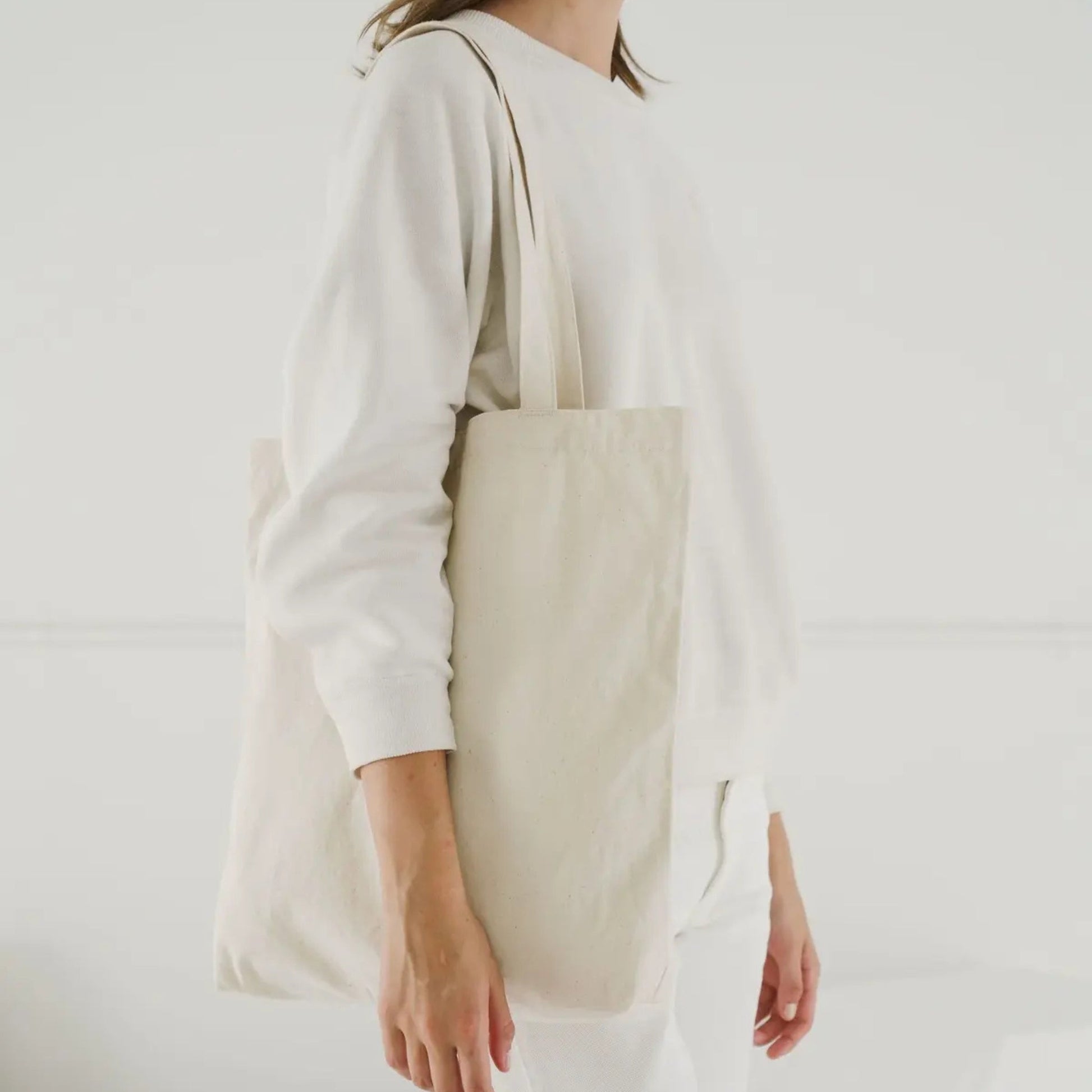 Baggu Merch Tote in Natural Canvas