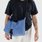 Baggu Nylon Messenger Bag in Pansy Blue