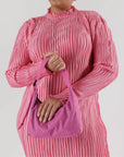Baggu Mini Nylon Shoulder Bag in Extra Pink