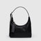 Baggu Mini Recycled Leather Shoulder Bag in Black