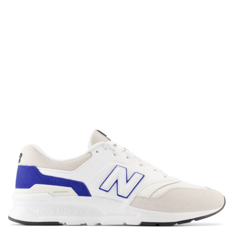 New Balance Men&#39;s 997H in Moonbeam with Team Royal