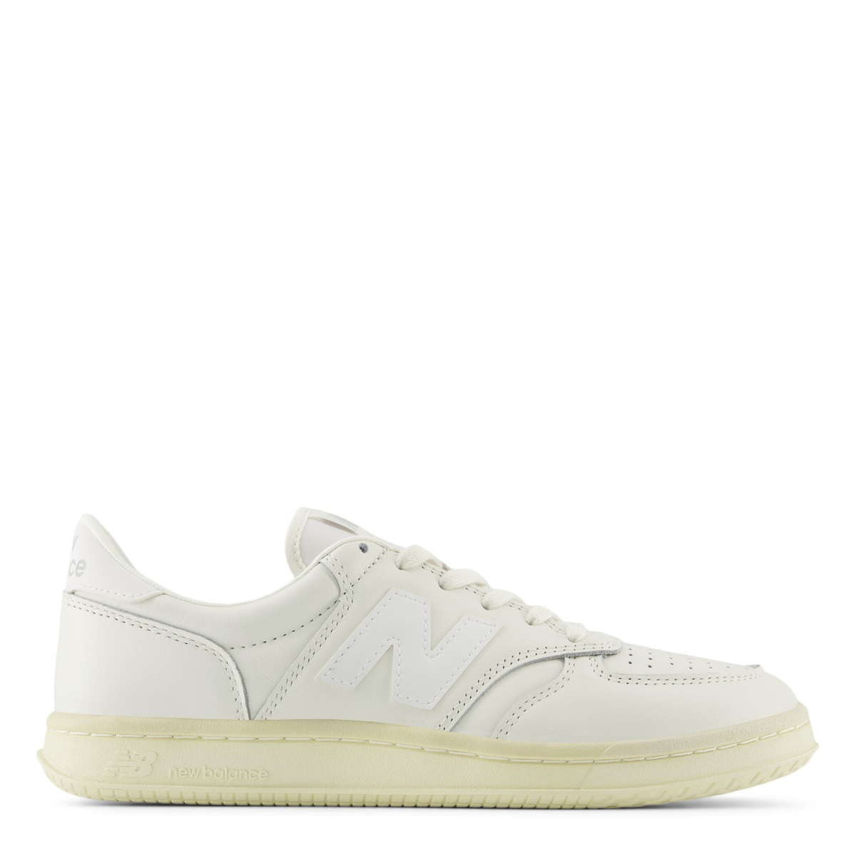 New Balance T500 in Sea Salt with White and Angora