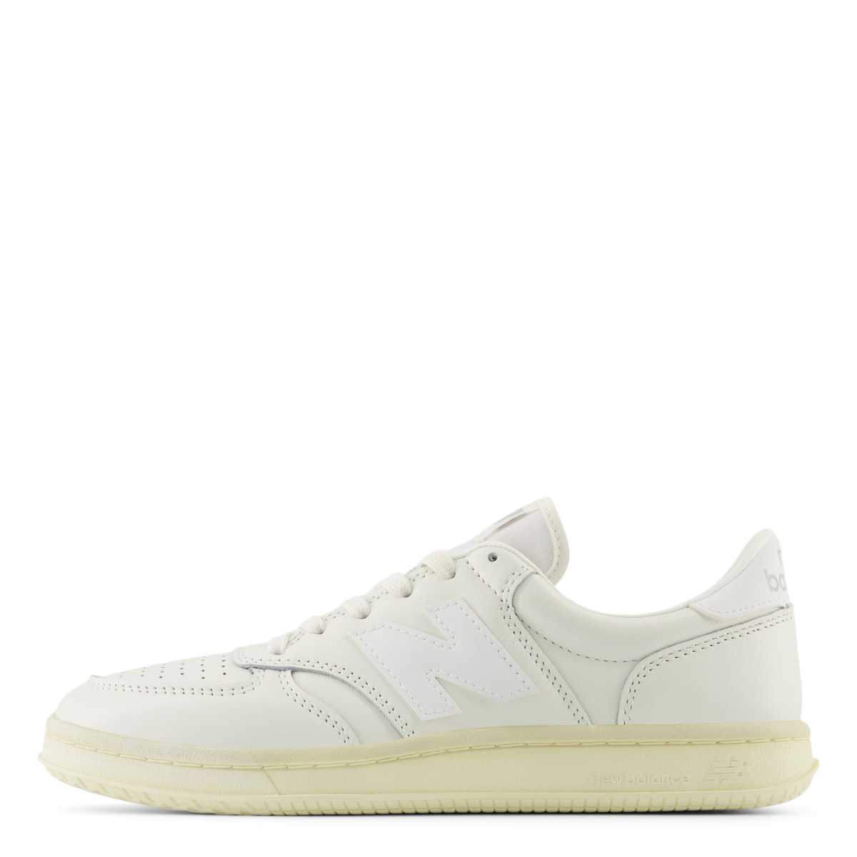 New Balance T500 in Sea Salt with White and Angora