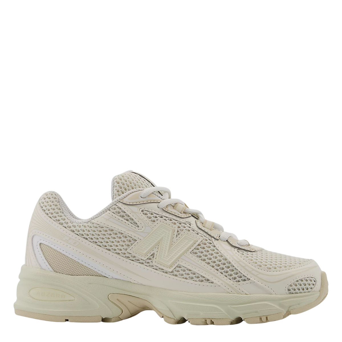 New Balance Youth 740 in Sea Salt with Angora