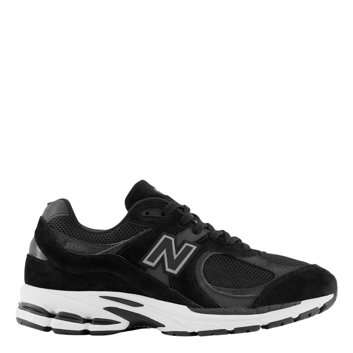 New Balance Men's 2002R in Black with Phantom and Gunmetal