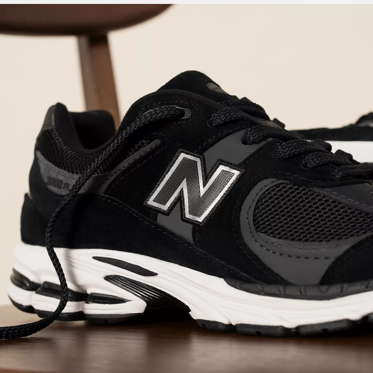 New Balance Men's 2002R in Black with Phantom and Gunmetal