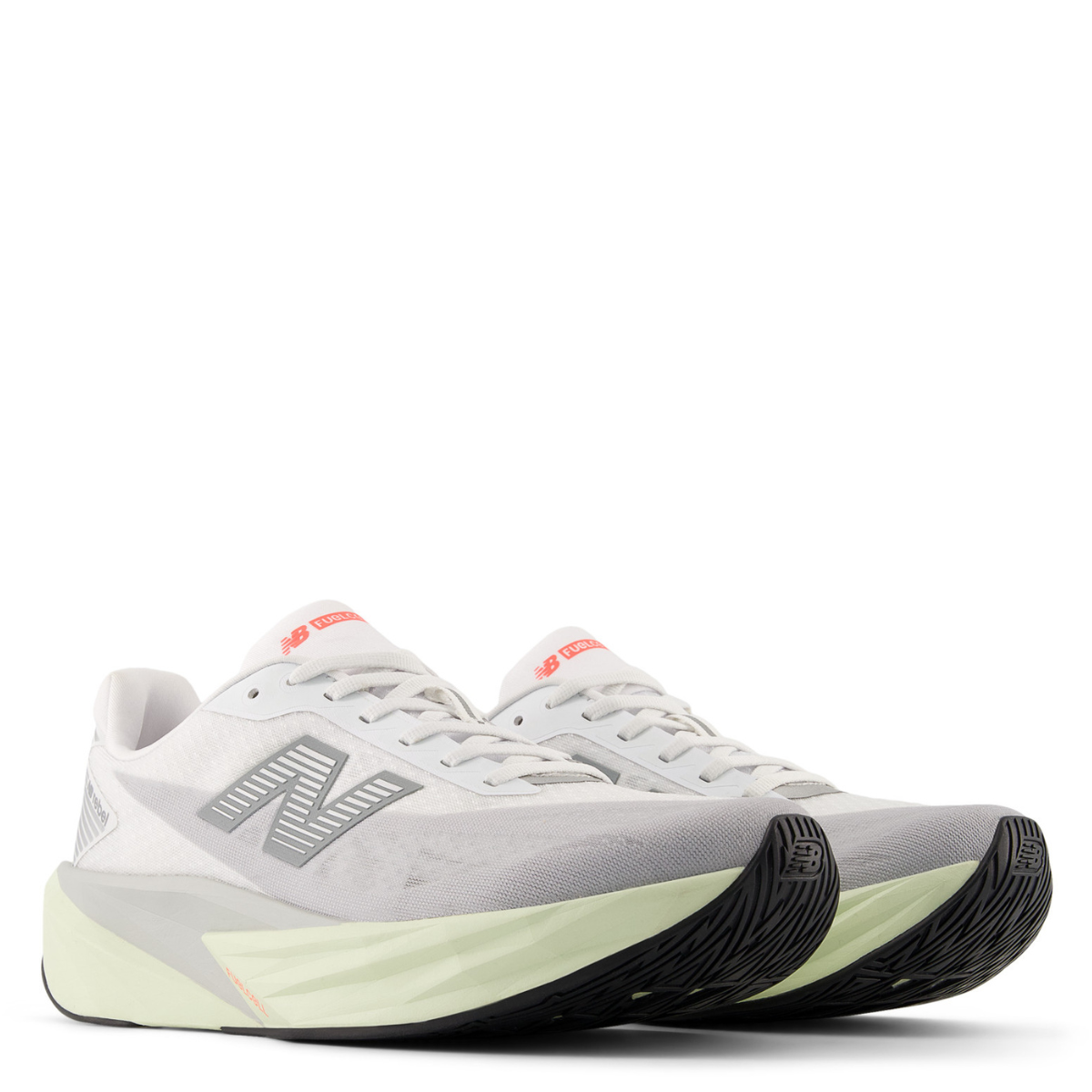New Balance Men's FuelCell Rebel v5 in Raincloud with Mineral and White