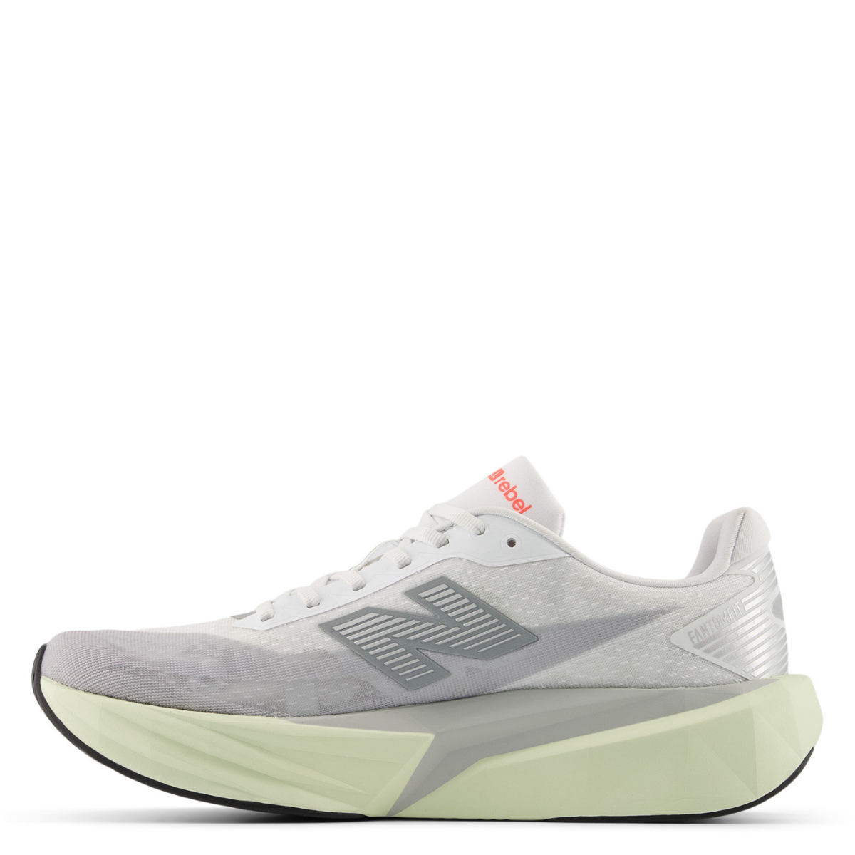 New Balance Men's FuelCell Rebel v5 in Raincloud with Mineral and White