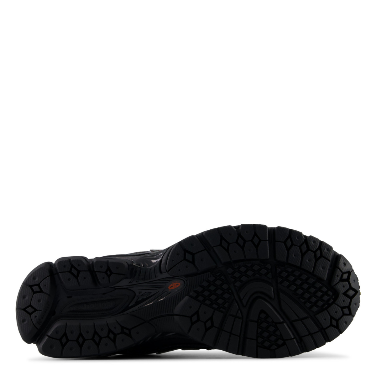 New Balance Women's 1906R in Black with Hot Tomato