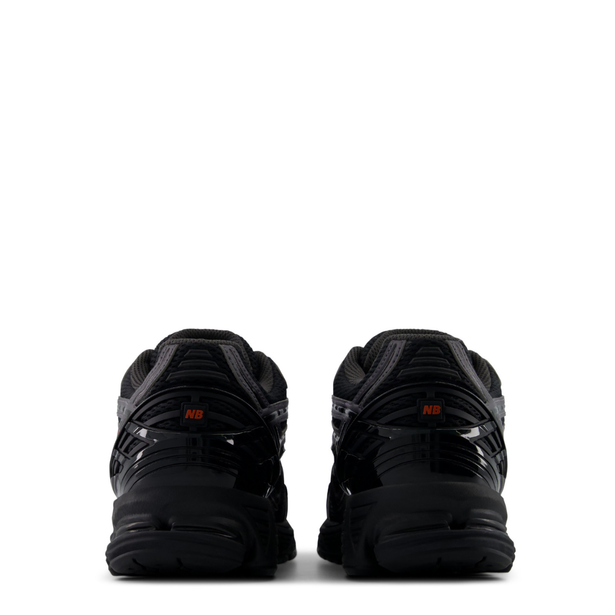 New Balance Women's 1906R in Black with Hot Tomato