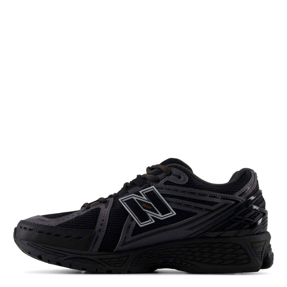 New Balance Women's 1906R in Black with Hot Tomato