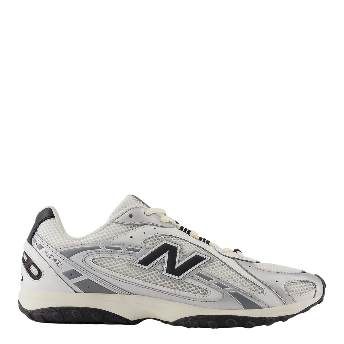 New Balance Women's 204L in Silver Metallic with Black