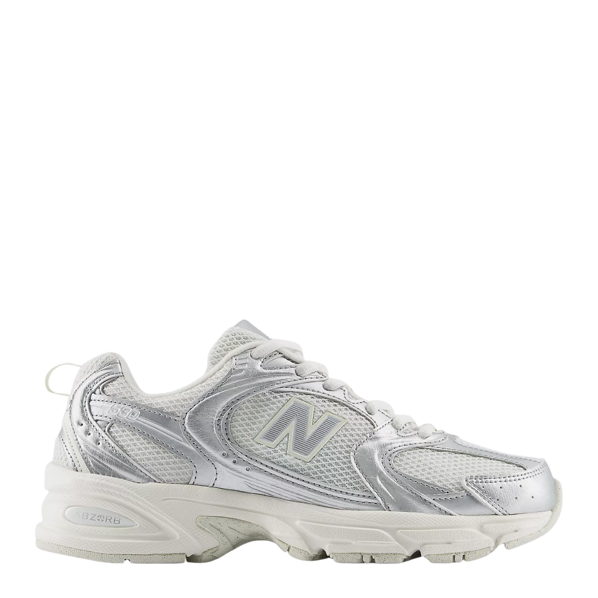 New Balance Women's 530 in Silver Metallic with Reflection
