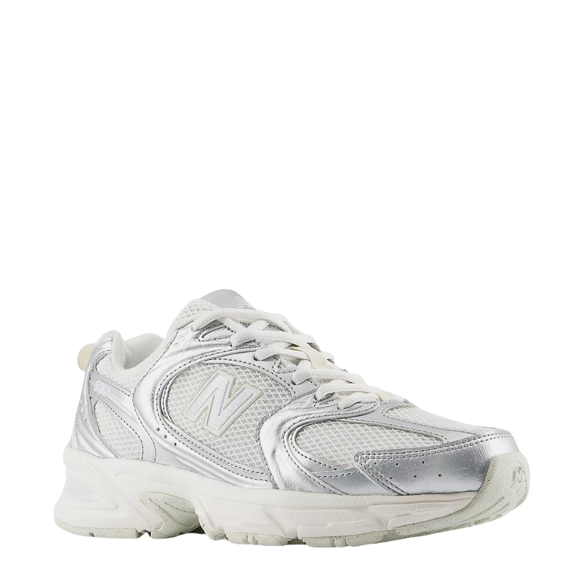 New Balance Women's 530 in Silver Metallic with Reflection