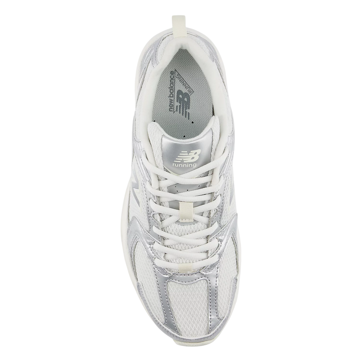 New Balance Women's 530 in Silver Metallic with Reflection