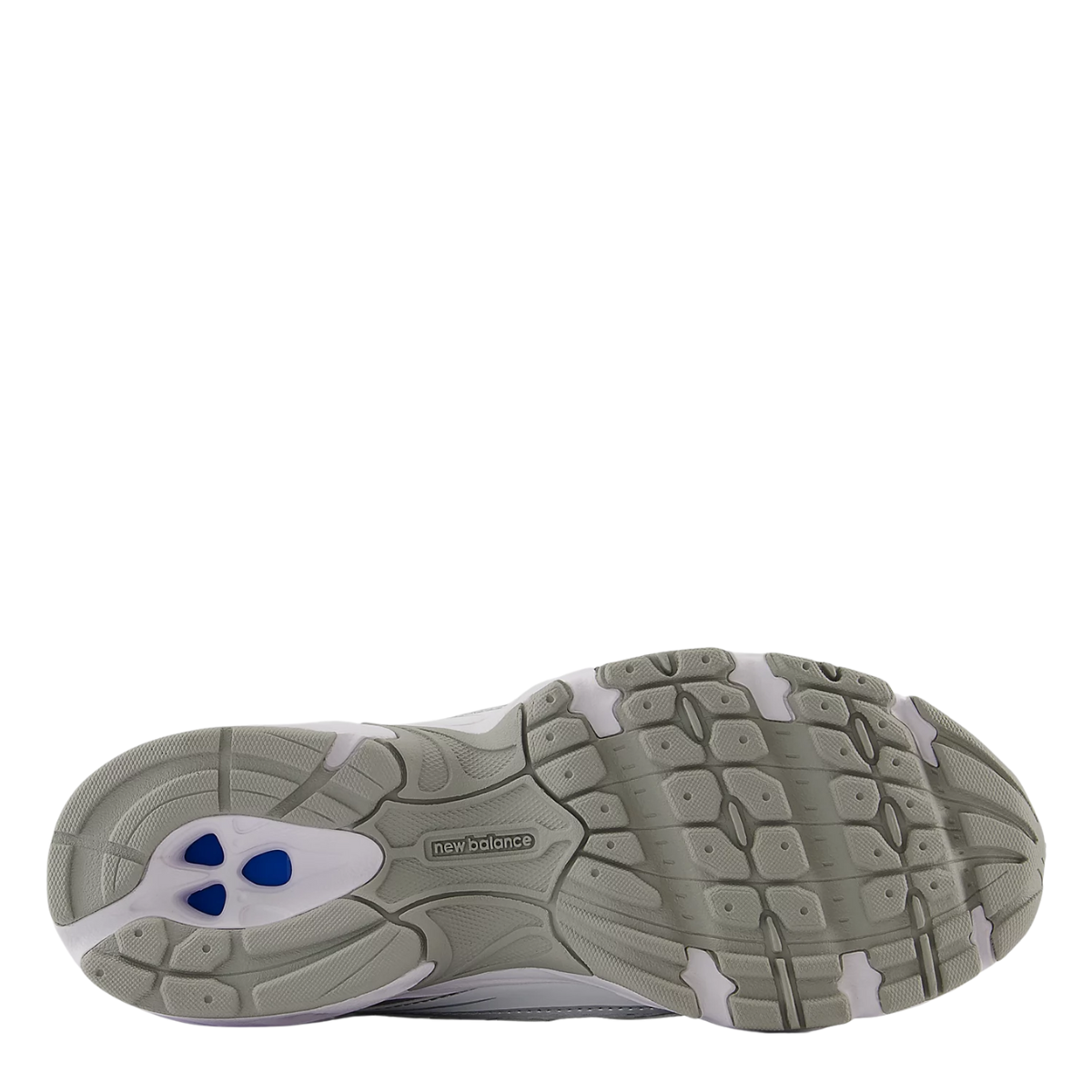 New Balance Women's 740 in White with Metallic Silver and Reflection