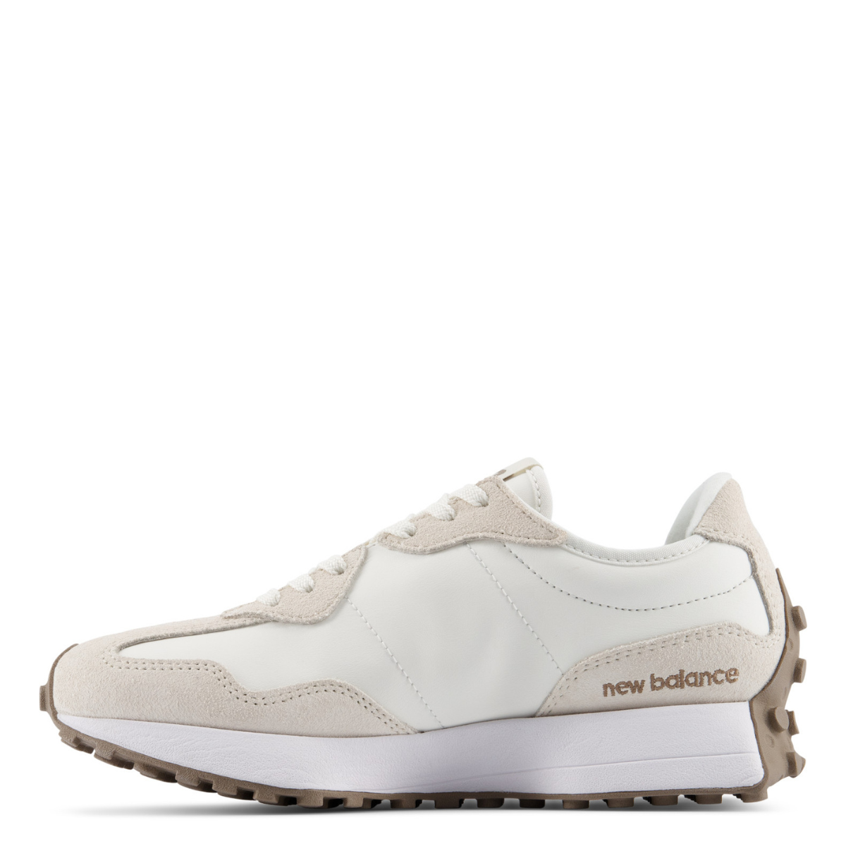New Balance Women's 327 in Linen with Sea Salt and Mushroom