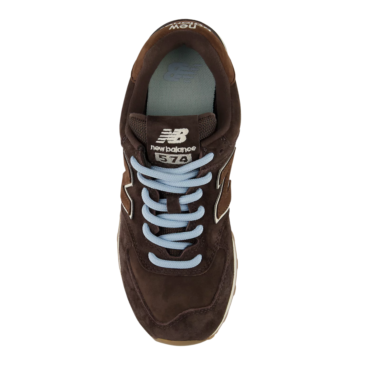 New Balance Women's 574 in Black Coffee with Angora