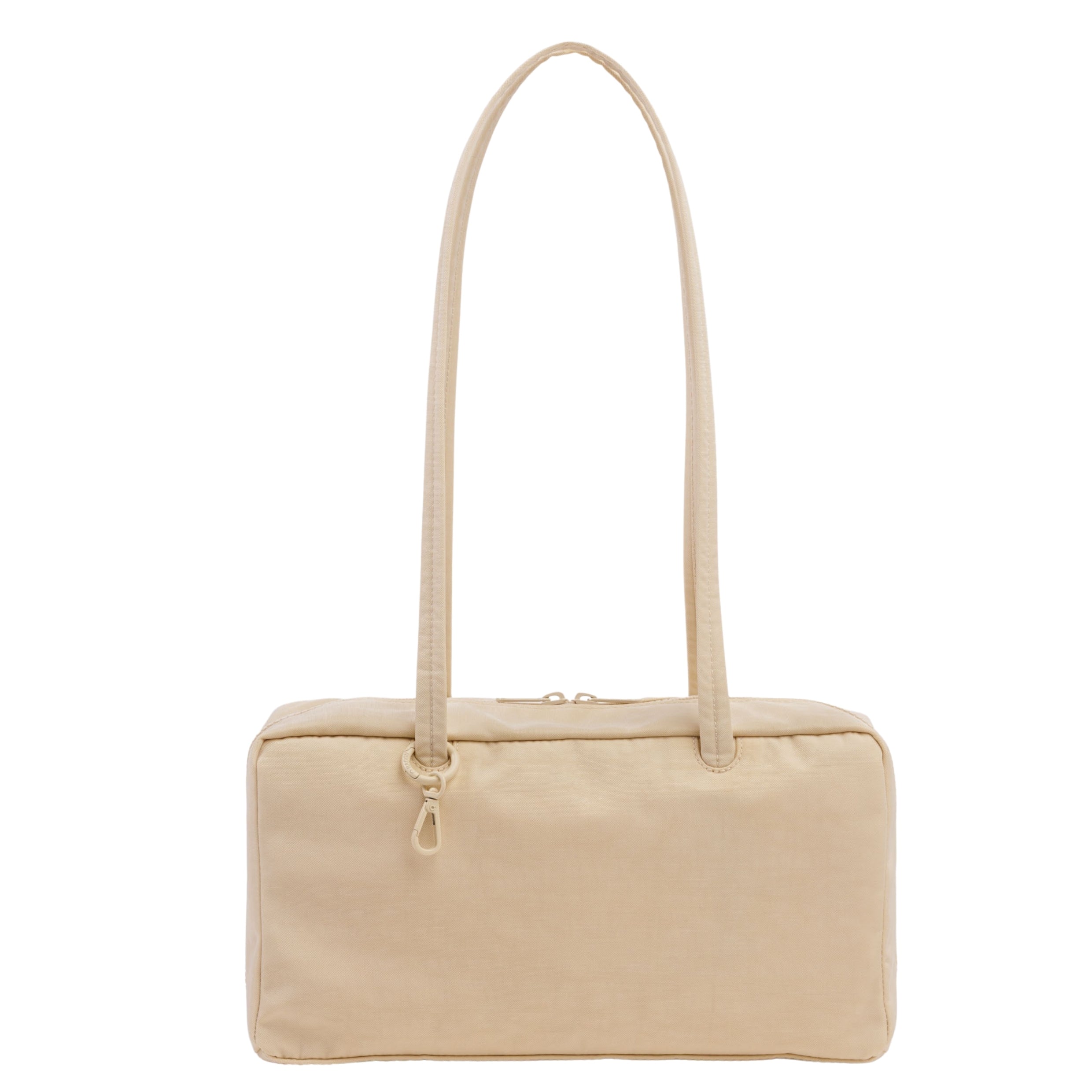 Baggu Nylon Bowler Bag in Custard