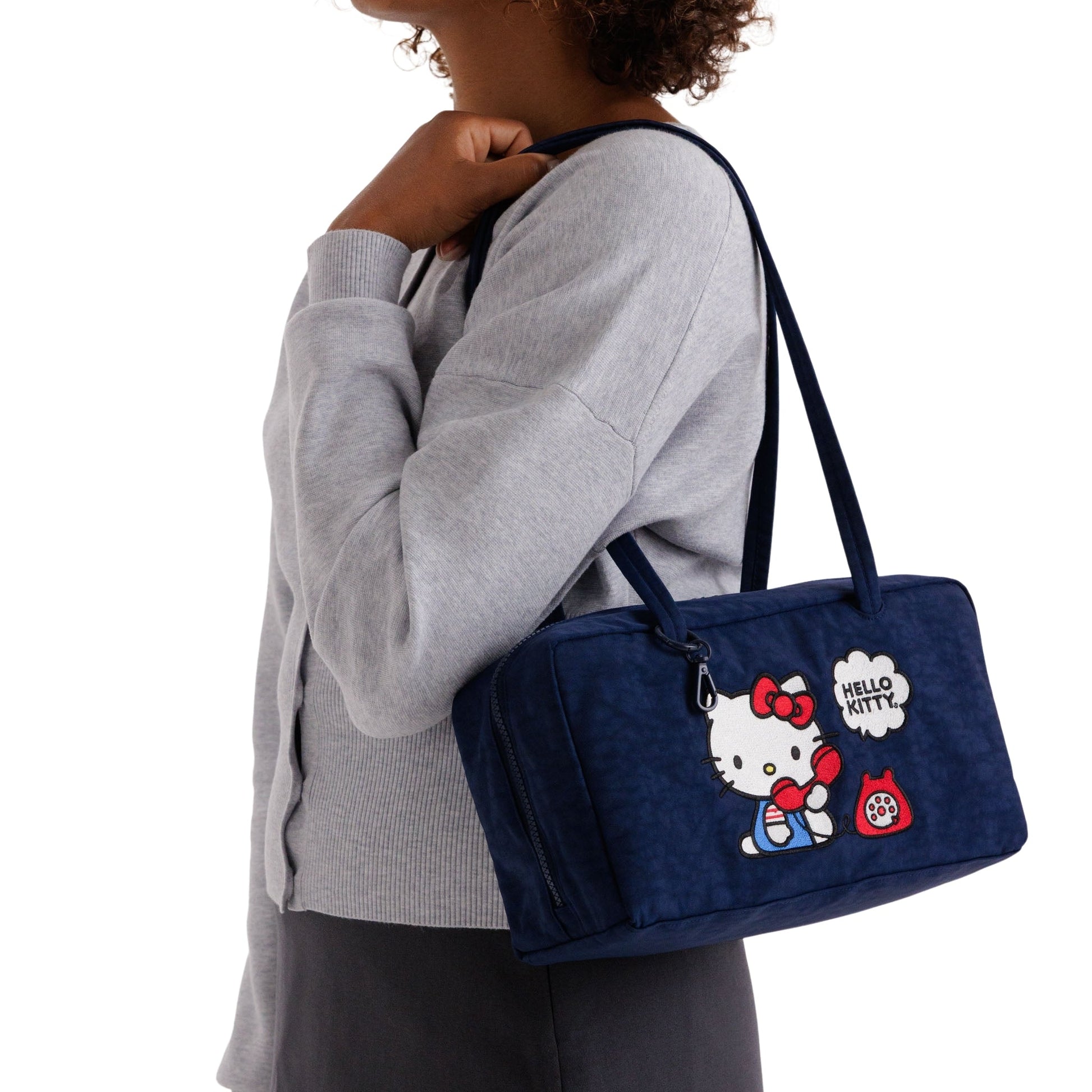 Baggu Nylon Bowler Bag in Hello Kitty Phone