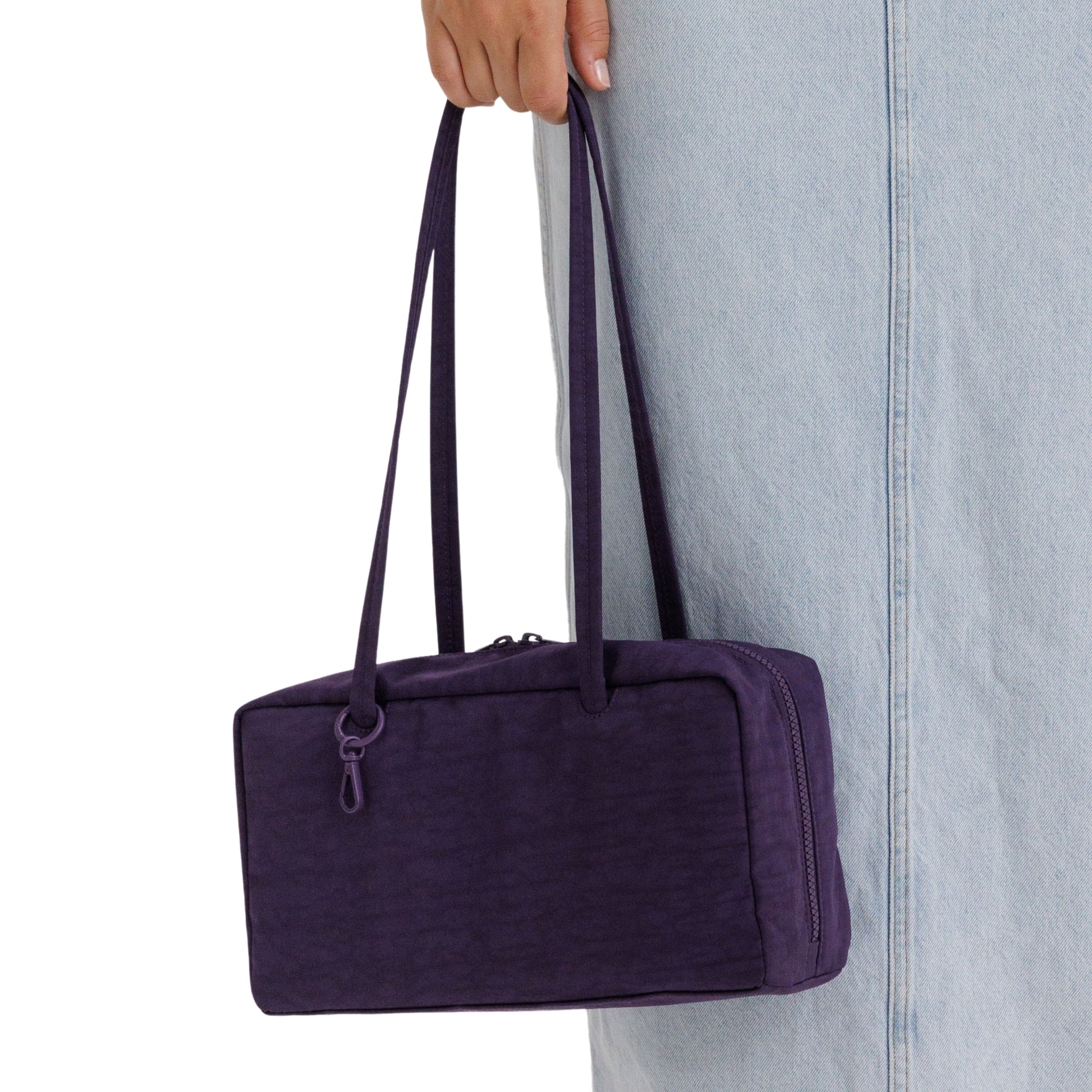 Baggu Nylon Bowler Bag in Fig