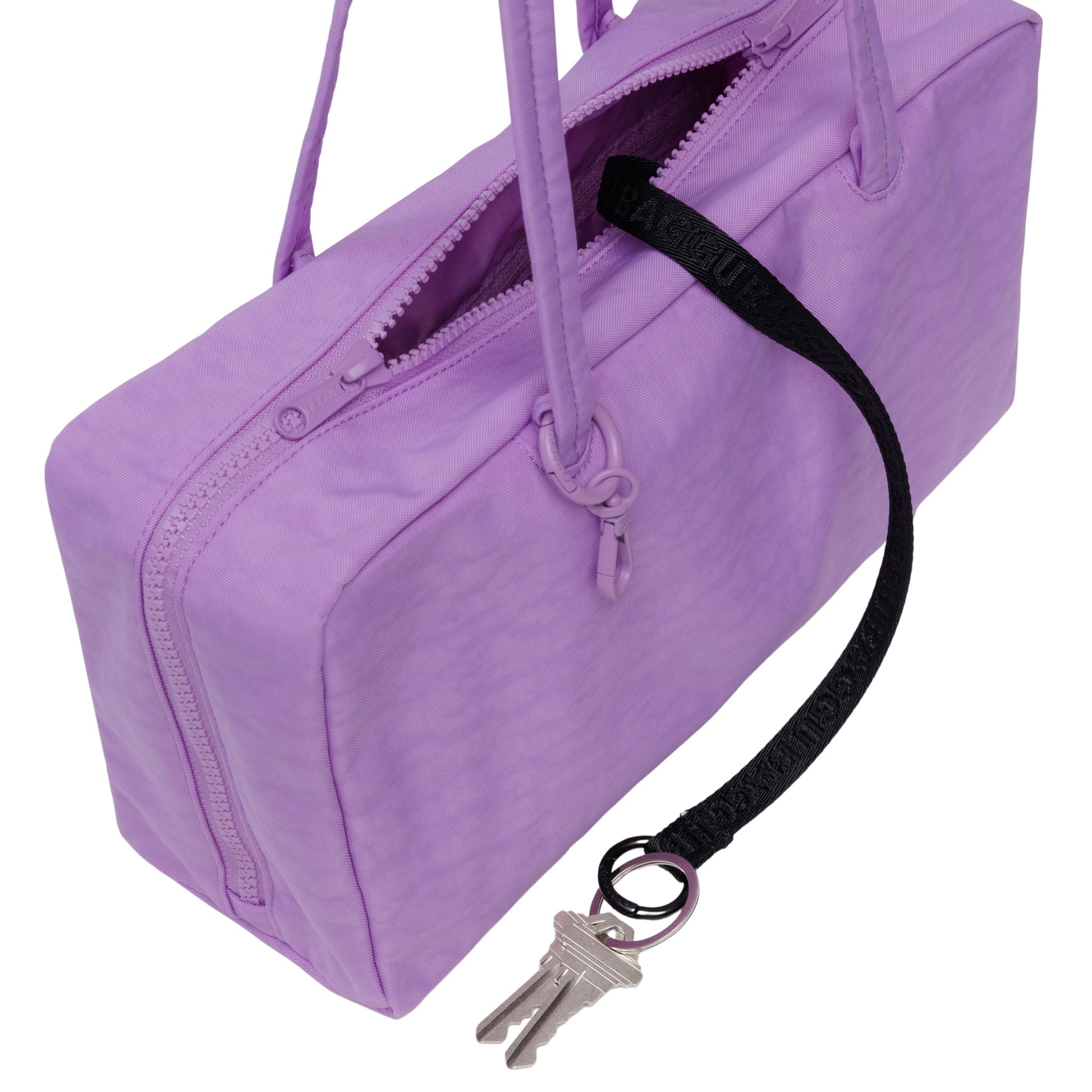 Baggu Nylon Bowler Bag in Rose