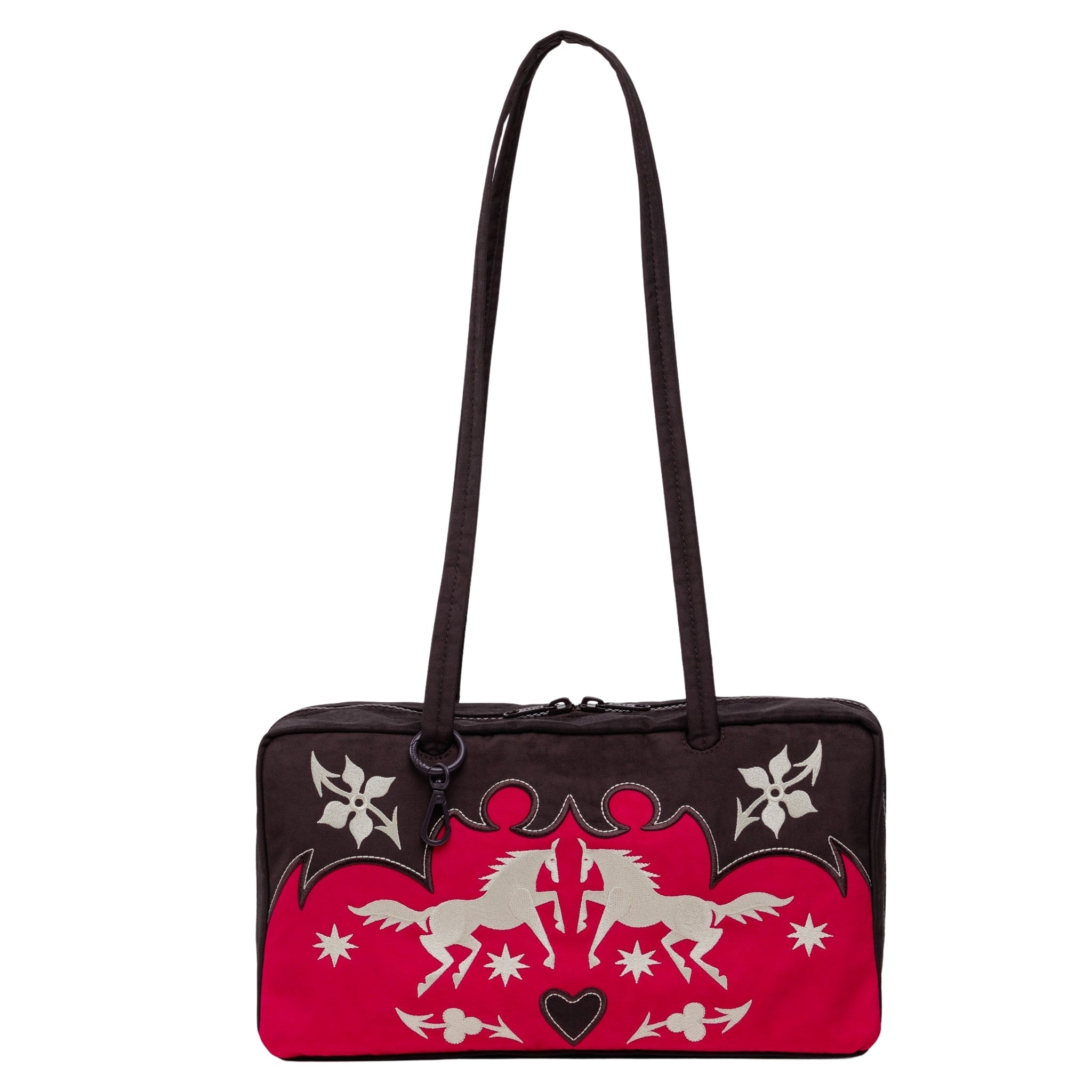 Baggu Nylon Bowler Bag in Western Applique