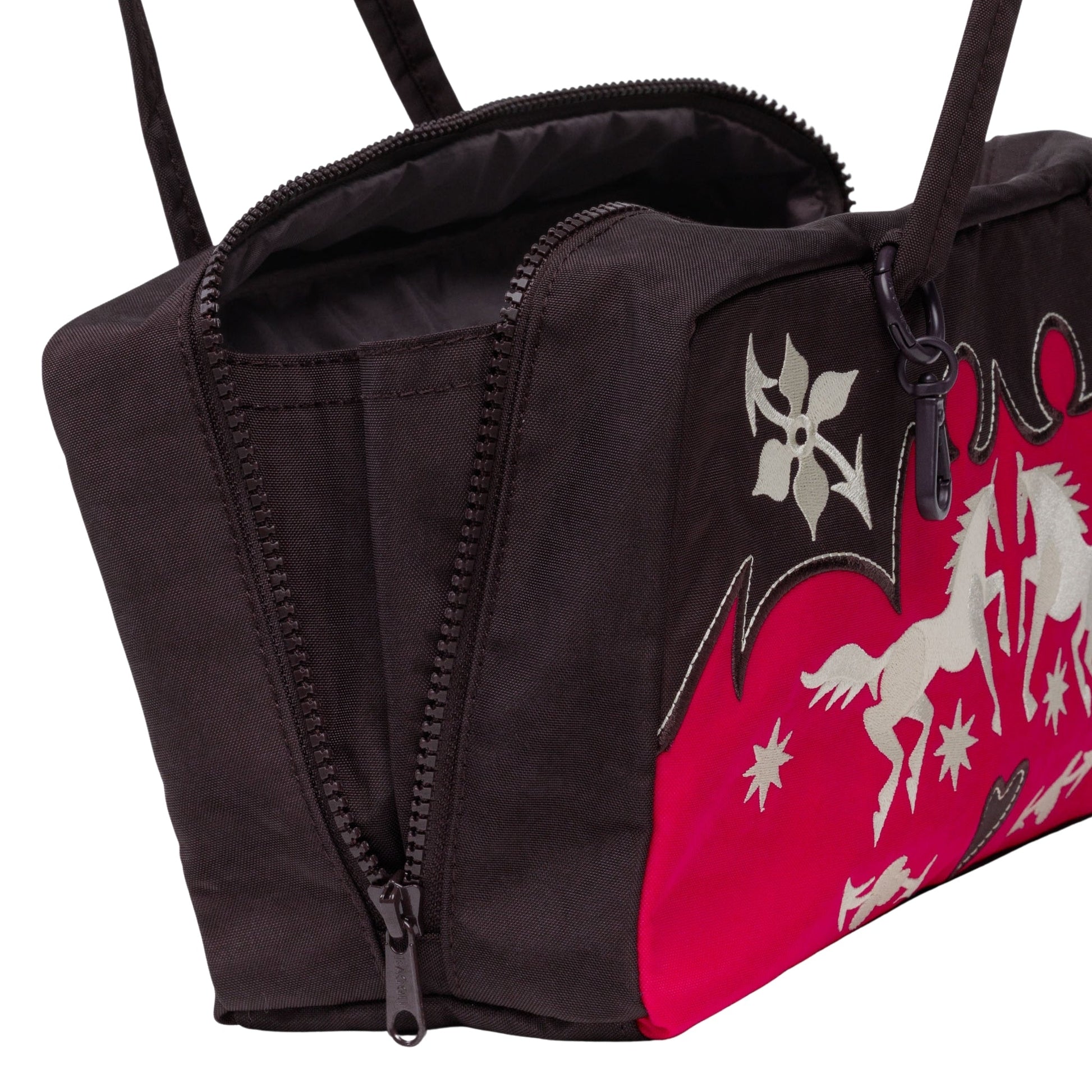 Baggu Nylon Bowler Bag in Western Applique
