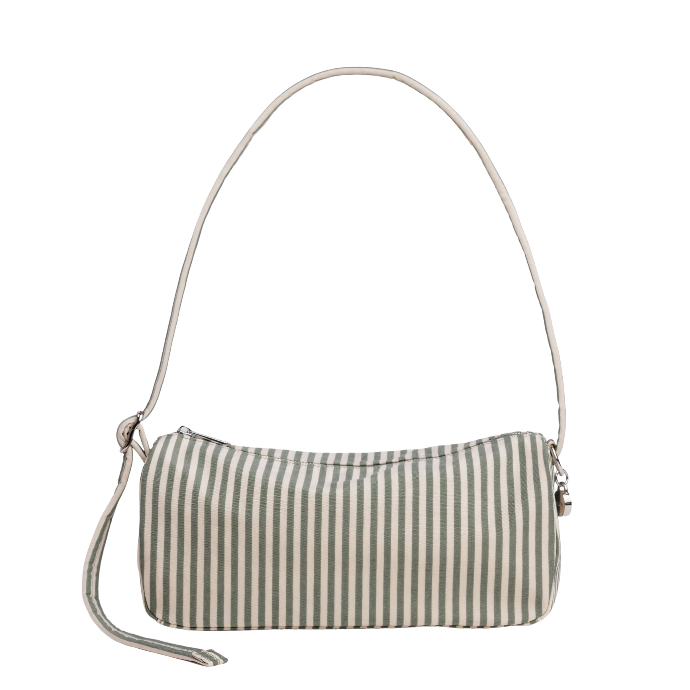 Baggu Nylon Loaf Bag in Sage Stripe