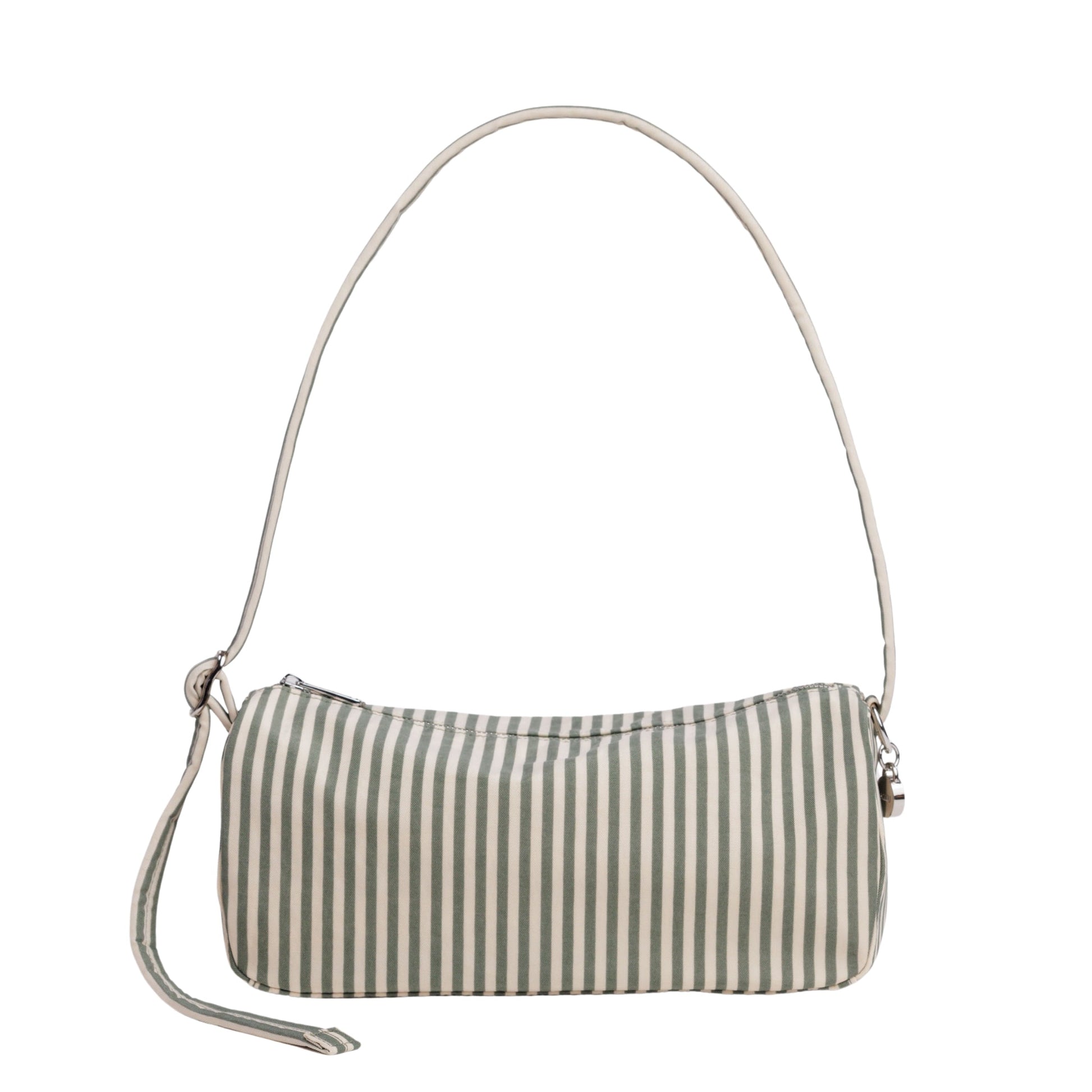 Baggu Nylon Loaf Bag in Sage Stripe